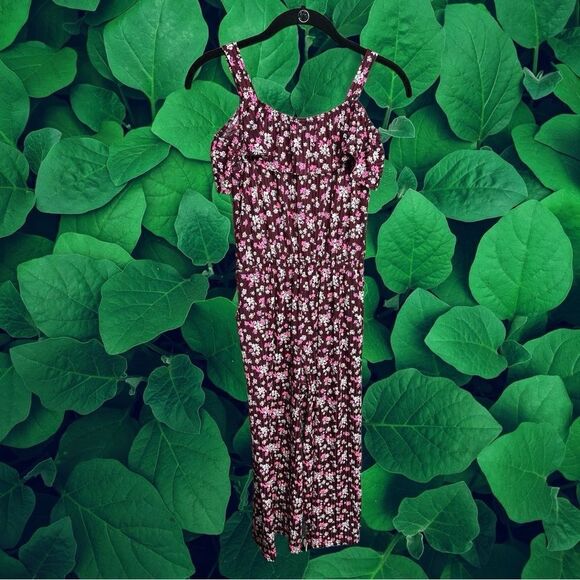 5 for $25🔥Justice Floral Pink Jumpsuit Romper Girls Large (12-14) - Picture 2 of 5